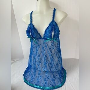 Vintage Victoria's Secret Sexy Little Things- Blue Slip